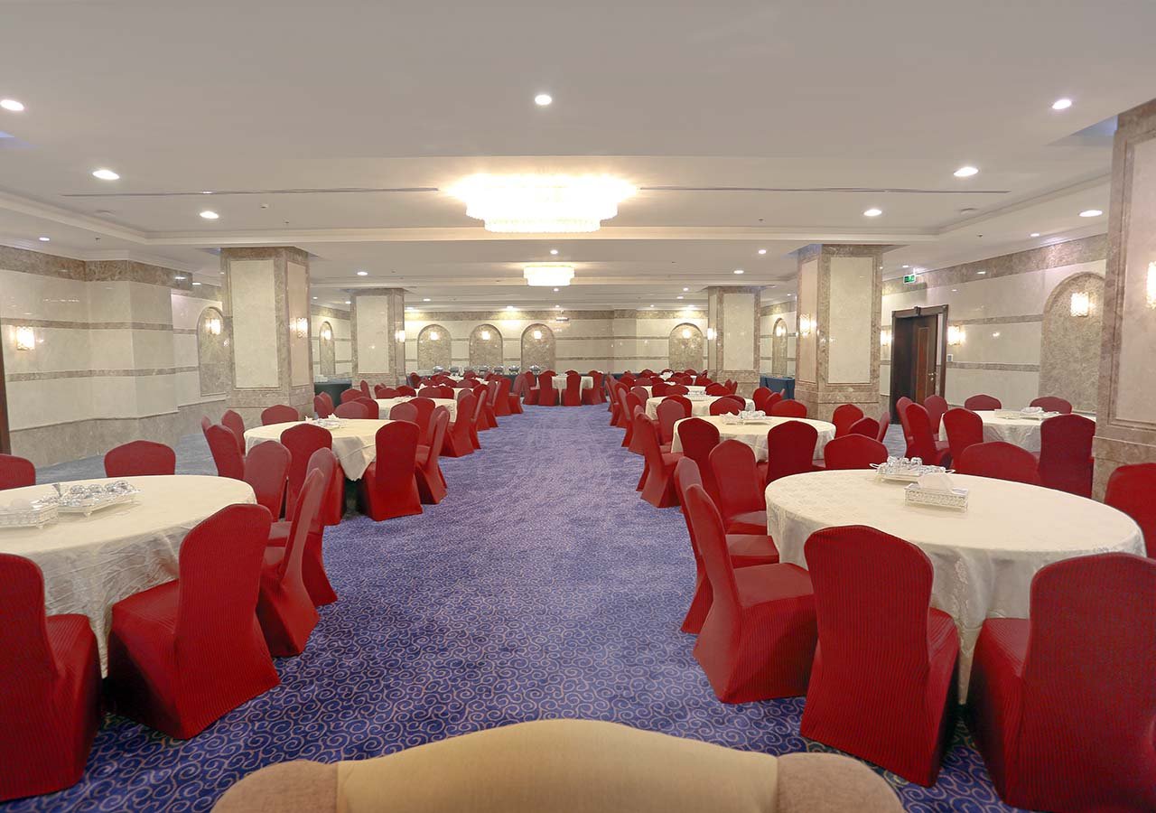 Elegant wedding ballroom at Karam Al Balad